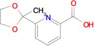 6-(2-Methyl-1,3-dioxolan-2-yl)picolinic acid