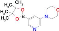 4-(5-(4,4,5,5-Tetramethyl-1,3,2-dioxaborolan-2-yl)pyridin-3-yl)morpholine