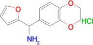 (2,3-Dihydrobenzo[b][1,4]dioxin-6-yl)(furan-2-yl)methanamine hydrochloride