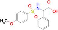 (S)-2-((4-methoxyphenyl)sulfonamido)-2-phenylacetic acid