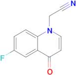 2-(6-Fluoro-4-oxoquinolin-1(4H)-yl)acetonitrile