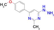 4-Hydrazinyl-6-(4-methoxyphenyl)-2-methylpyrimidine