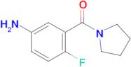 (5-Amino-2-fluorophenyl)(pyrrolidin-1-yl)methanone