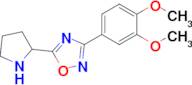 3-(3,4-Dimethoxyphenyl)-5-(pyrrolidin-2-yl)-1,2,4-oxadiazole