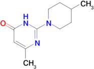 6-methyl-2-(4-methylpiperidin-1-yl)-3,4-dihydropyrimidin-4-one