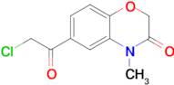 6-(2-Chloroacetyl)-4-methyl-2H-benzo[b][1,4]oxazin-3(4H)-one