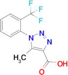 5-Methyl-1-(2-(trifluoromethyl)phenyl)-1H-1,2,3-triazole-4-carboxylic acid