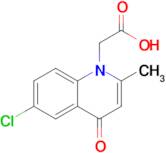 2-(6-Chloro-2-methyl-4-oxoquinolin-1(4H)-yl)acetic acid