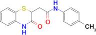 2-(3-Oxo-3,4-dihydro-2H-benzo[b][1,4]thiazin-2-yl)-N-(p-tolyl)acetamide