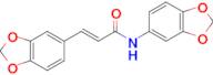 (E)-N,3-bis(benzo[d][1,3]dioxol-5-yl)acrylamide