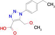 1-(4-Ethylphenyl)-5-(methoxymethyl)-1H-1,2,3-triazole-4-carboxylic acid