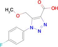 1-(4-Fluorophenyl)-5-(methoxymethyl)-1H-1,2,3-triazole-4-carboxylic acid