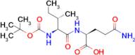 (Tert-butoxycarbonyl)-L-isoleucyl-L-glutamine