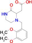 2-(1-(2,3-Dimethoxybenzyl)-3-oxopiperazin-2-yl)acetic acid