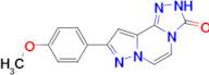 11-(4-methoxyphenyl)-3,4,6,9,10-pentaazatricyclo[7.3.0.0²,⁶]dodeca-1(12),2,7,10-tetraen-5-one