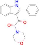 1-Morpholino-2-(2-phenyl-1H-indol-3-yl)ethane-1,2-dione