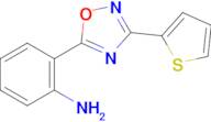 2-(3-(Thiophen-2-yl)-1,2,4-oxadiazol-5-yl)aniline