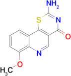 2-Amino-7-methoxy-4H-[1,3]thiazino[5,6-c]quinolin-4-one