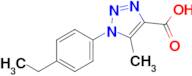 1-(4-Ethylphenyl)-5-methyl-1H-1,2,3-triazole-4-carboxylic acid