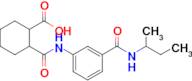 2-((3-(Sec-butylcarbamoyl)phenyl)carbamoyl)cyclohexane-1-carboxylic acid