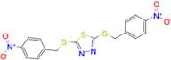 2,5-Bis((4-nitrobenzyl)thio)-1,3,4-thiadiazole