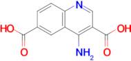 4-aminoquinoline-3,6-dicarboxylic acid