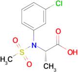 N-(3-chlorophenyl)-N-(methylsulfonyl)-L-alanine