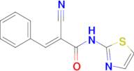 (E)-2-cyano-3-phenyl-N-(thiazol-2-yl)acrylamide