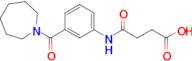 4-((3-(Azepane-1-carbonyl)phenyl)amino)-4-oxobutanoic acid