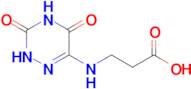 3-[(3,5-dioxo-2,3,4,5-tetrahydro-1,2,4-triazin-6-yl)amino]propanoic acid