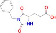 (S)-3-(1-benzyl-2,5-dioxoimidazolidin-4-yl)propanoic acid