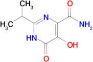 5-hydroxy-6-oxo-2-(propan-2-yl)-1,6-dihydropyrimidine-4-carboxamide