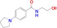 N-(2-hydroxyethyl)-4-(pyrrolidin-1-yl)benzamide