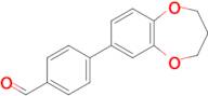 4-(3,4-Dihydro-2H-benzo[b][1,4]dioxepin-7-yl)benzaldehyde