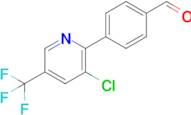 4-(3-Chloro-5-(trifluoromethyl)pyridin-2-yl)benzaldehyde