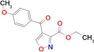 Ethyl 4-(4-methoxybenzoyl)isoxazole-3-carboxylate