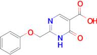 6-oxo-2-(phenoxymethyl)-1,6-dihydropyrimidine-5-carboxylic acid