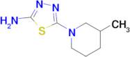 5-(3-Methylpiperidin-1-yl)-1,3,4-thiadiazol-2-amine