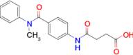 4-((4-(Methyl(phenyl)carbamoyl)phenyl)amino)-4-oxobutanoic acid