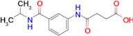 4-((3-(Isopropylcarbamoyl)phenyl)amino)-4-oxobutanoic acid