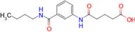 5-((3-(Butylcarbamoyl)phenyl)amino)-5-oxopentanoic acid