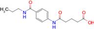 5-Oxo-5-((4-(propylcarbamoyl)phenyl)amino)pentanoic acid