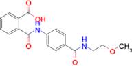 2-((4-((2-Methoxyethyl)carbamoyl)phenyl)carbamoyl)benzoic acid