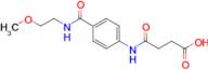 4-((4-((2-Methoxyethyl)carbamoyl)phenyl)amino)-4-oxobutanoic acid