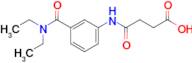 4-((3-(Diethylcarbamoyl)phenyl)amino)-4-oxobutanoic acid