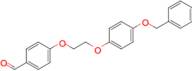 4-(2-(4-(Benzyloxy)phenoxy)ethoxy)benzaldehyde