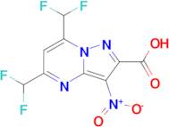 5,7-Bis(difluoromethyl)-3-nitropyrazolo[1,5-a]pyrimidine-2-carboxylic acid