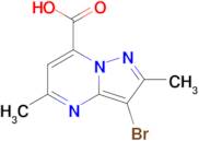 3-Bromo-2,5-dimethylpyrazolo[1,5-a]pyrimidine-7-carboxylic acid