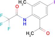 N-(2-acetyl-4-iodo-6-methylphenyl)-2,2,2-trifluoroacetamide