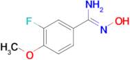 3-fluoro-N'-hydroxy-4-methoxybenzene-1-carboximidamide